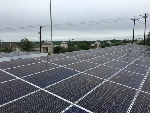 A completed commercial solar installation by Advanced Solar, photo 15