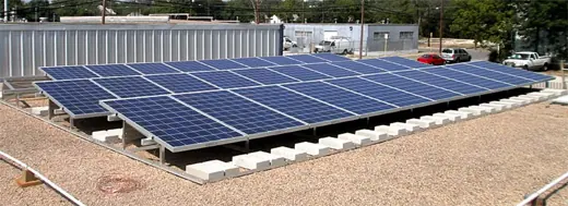 A completed commercial solar installation by Advanced Solar, photo 6