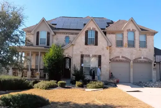 A completed residential solar installation by Advanced Solar, photo 7