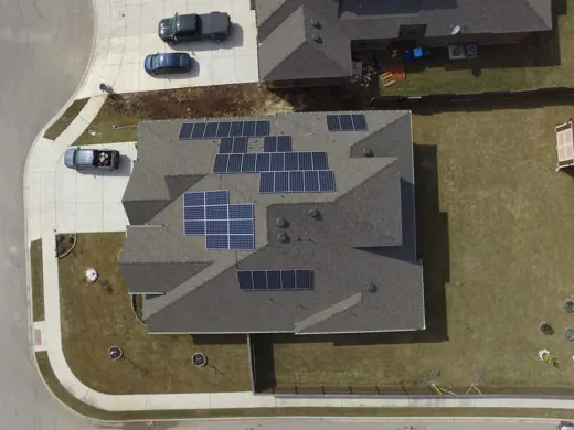 A completed residential solar installation by Advanced Solar, photo 23