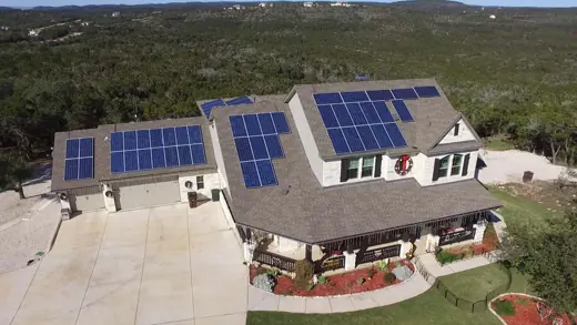 A completed residential solar installation by Advanced Solar, photo 43